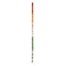 Perles heishi multicolores en coquillage teint de 4.5 mm de Bead Landing